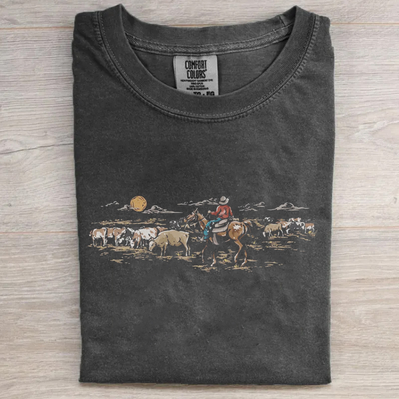 Vintage Western Cowboy T-shirt
