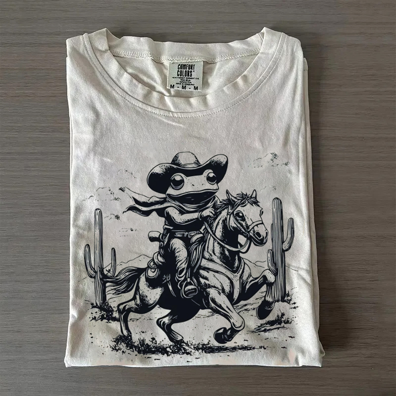Western Cowboy Frog T-shirt