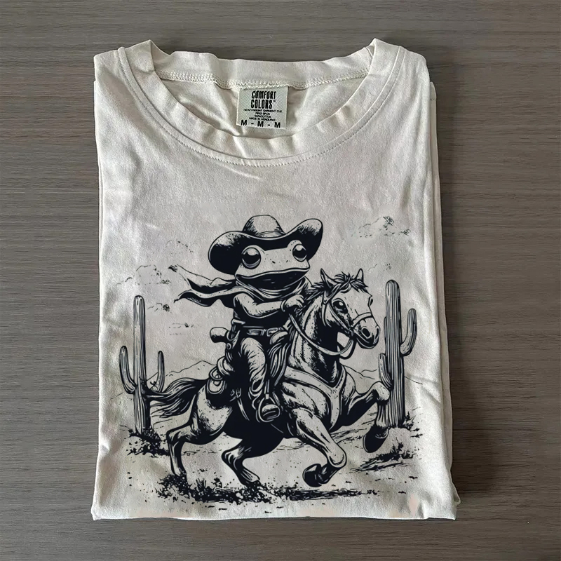 Western Cowboy Frog T-shirt