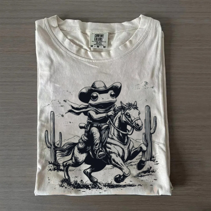 Western Cowboy Frog T-shirt