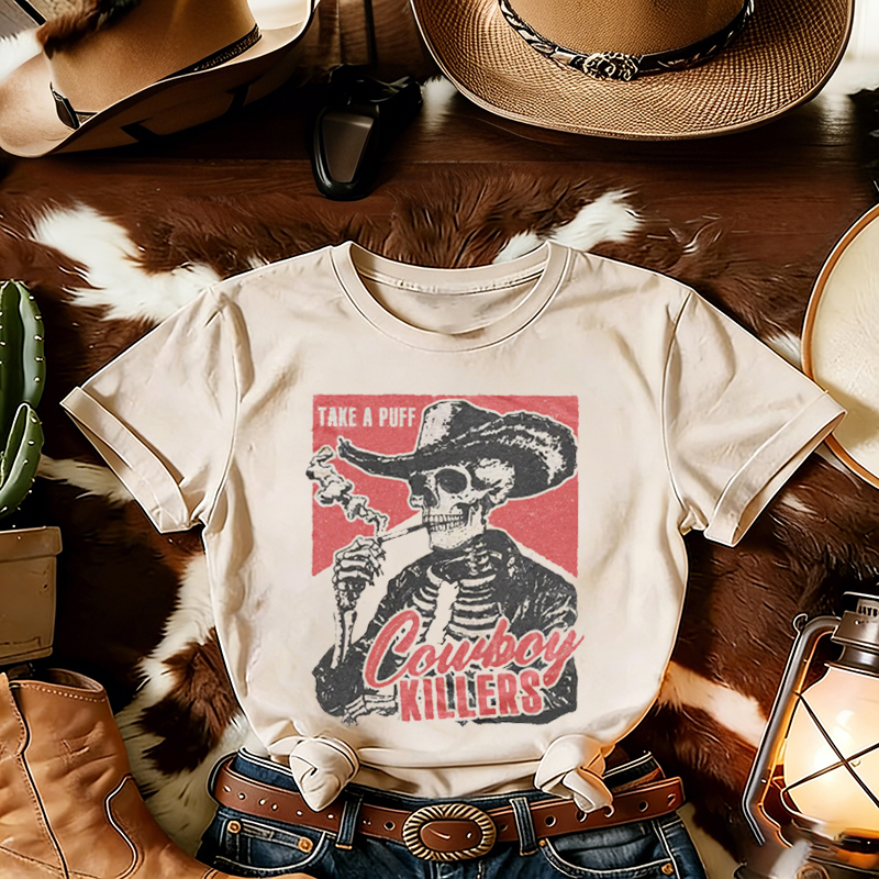 Western Funny Cowboy Killers T-shirt