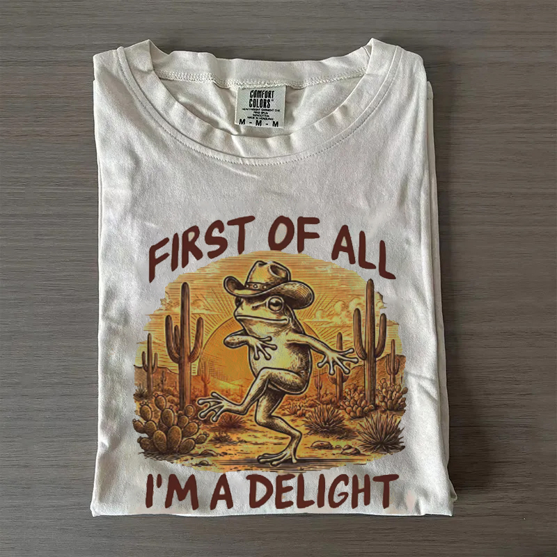 Western Frog Cowgirl T-shirt
