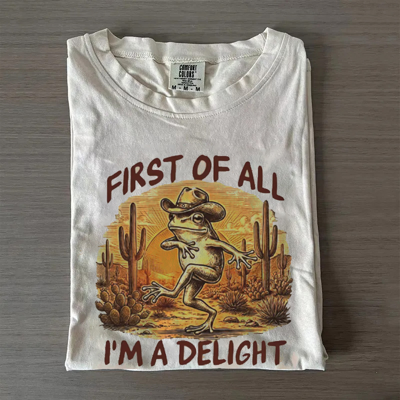 Western Frog Cowgirl T-shirt