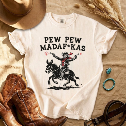 Vintage Cowboy Donkey T-shirt