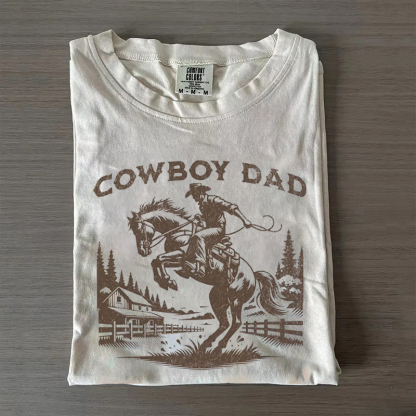 Funny Western Cowboy Dad T-shirt