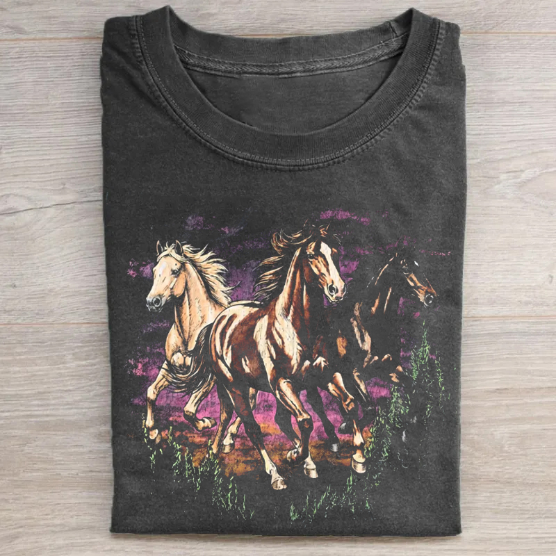 Vintage Wild Horses 90s T-Shirt