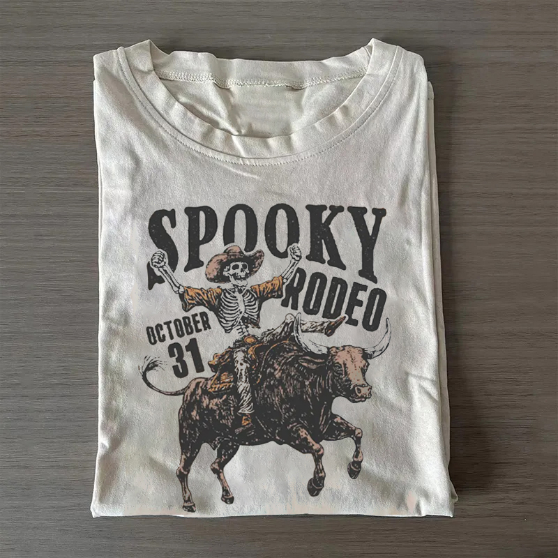 Retro Halloween Rodeo T-shirt