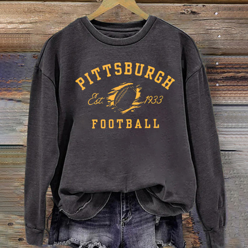 Pittsburgh Retro Football Sweatshirt
