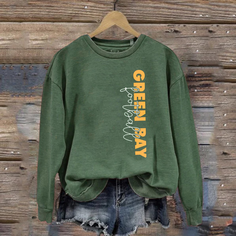 Green Bay Retro Football Sweatshirt