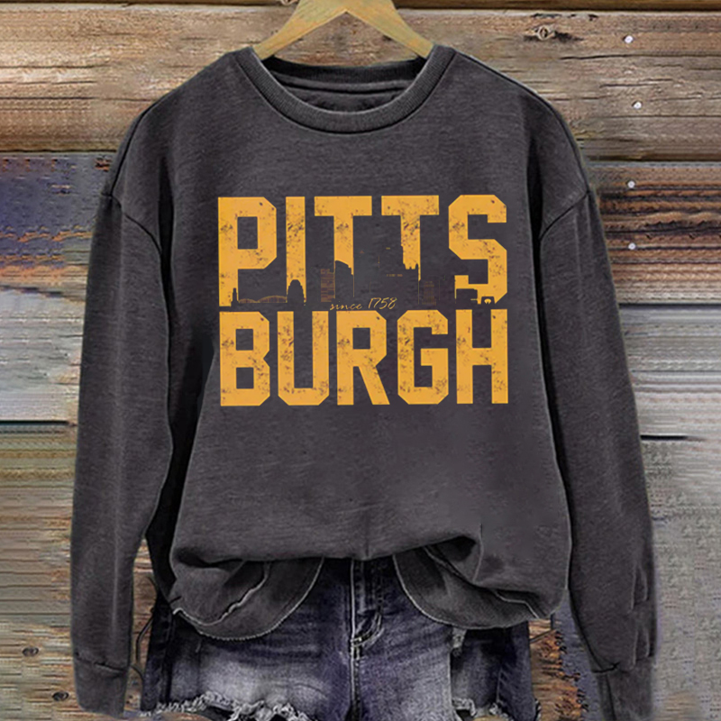 Pittsburgh Retro Football Sweatshirt