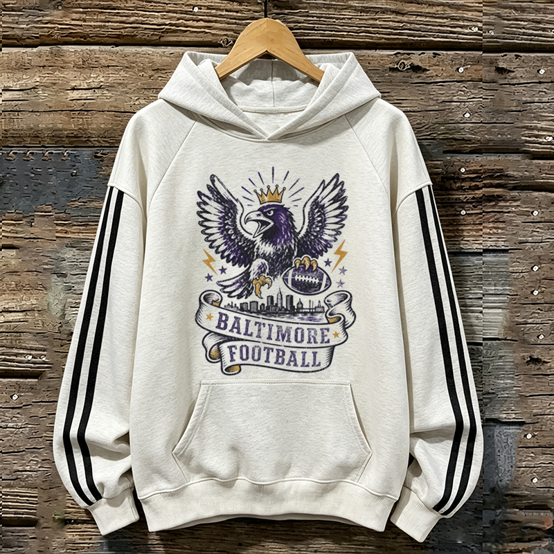 Baltimore Retro Football Hoodie