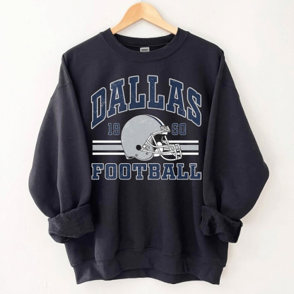 Dallas Retro Football Sweatshirt