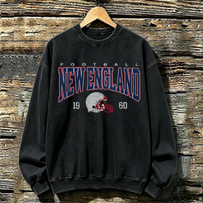 New England Retro Football Sweatshirt