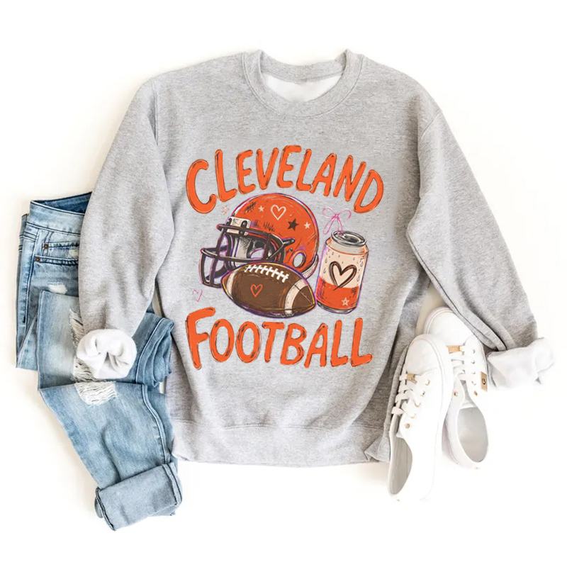 Cleveland Retro Football Sweatshirt