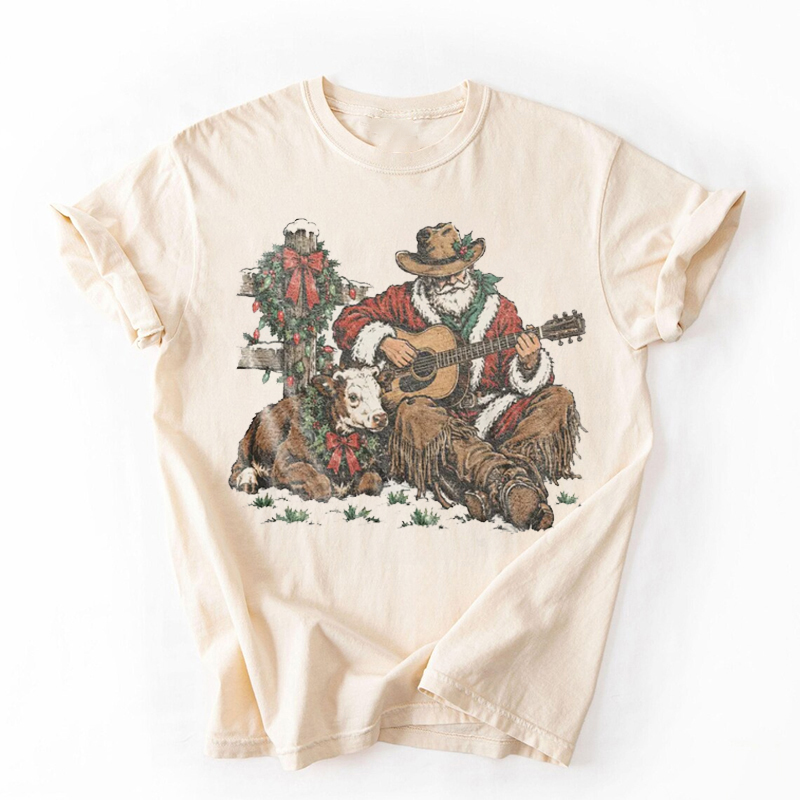 Cowboy Christmas T-shirt