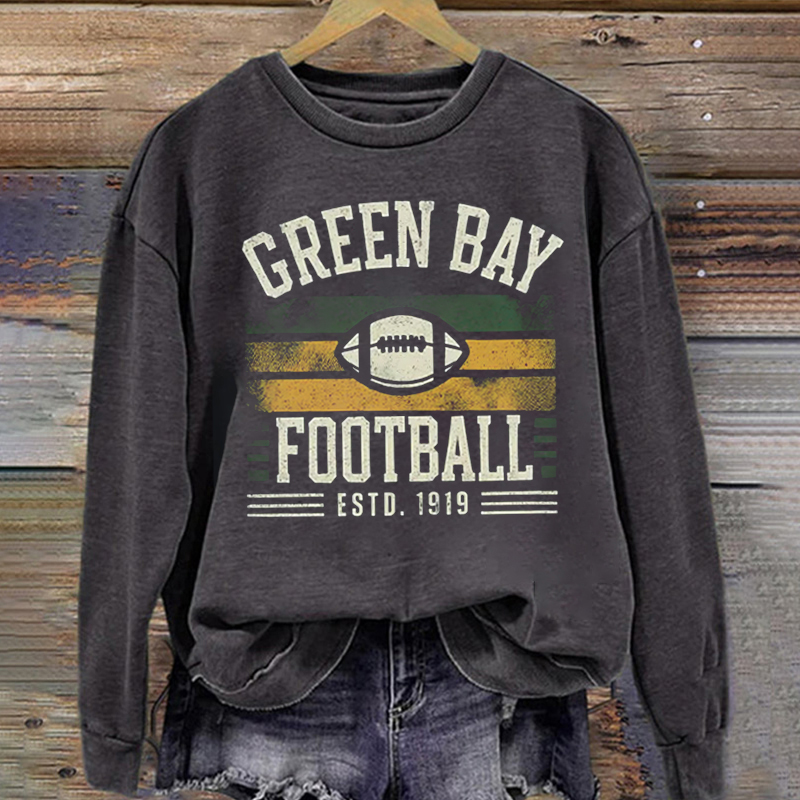 Green Bay Retro Football Sweatshirt