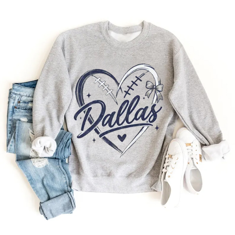 Dallas Retro Football Sweatshirt