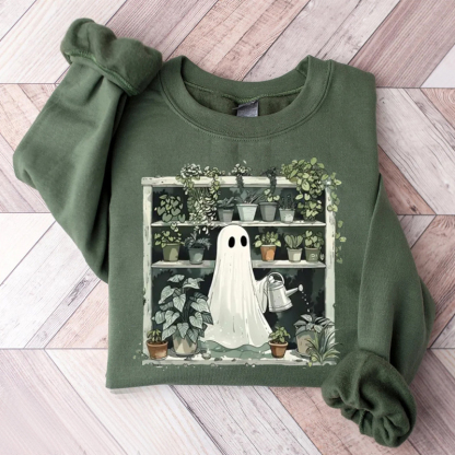 Fun Ghost Plant Lover Sweatshirt