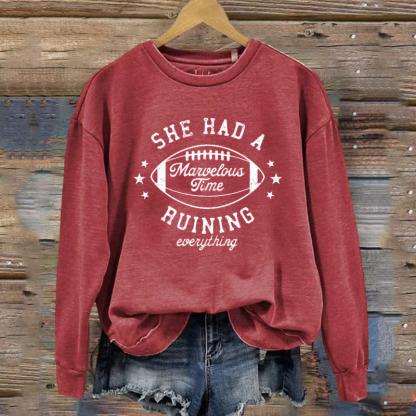 Kansas City Retro Football Sweatshirt