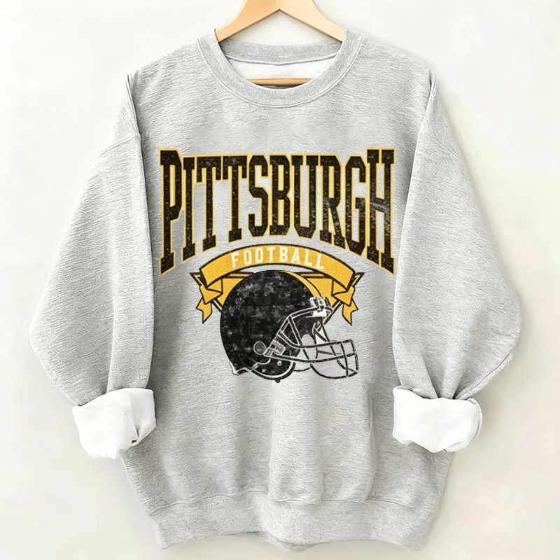 Pittsburgh Retro Football Sweatshirt