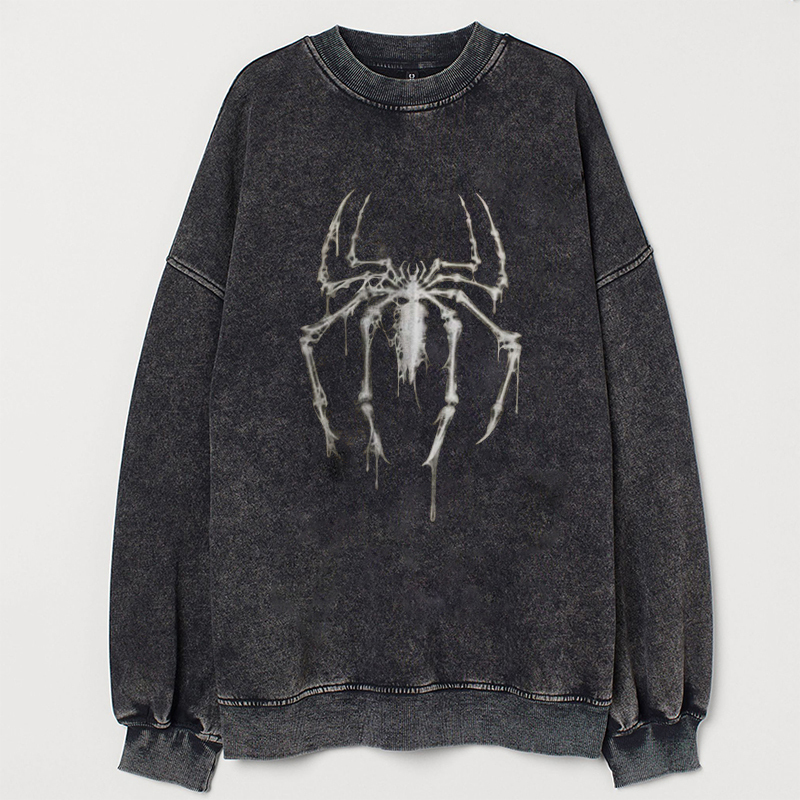 Vintage Spider Graphic Sweatshirt