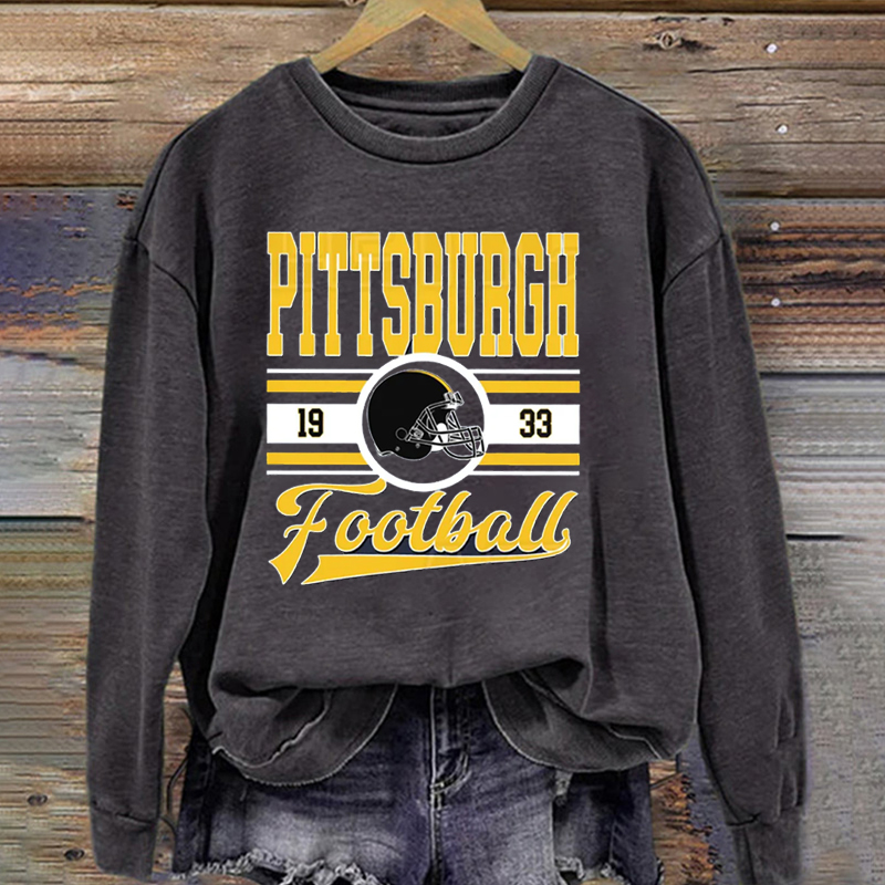 Pittsburgh Retro Football Sweatshirt