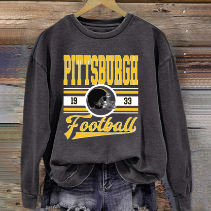 Pittsburgh Retro Football Sweatshirt