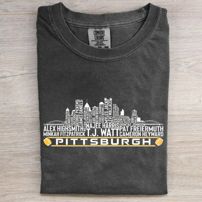 Pittsburgh Retro Football T-shirt