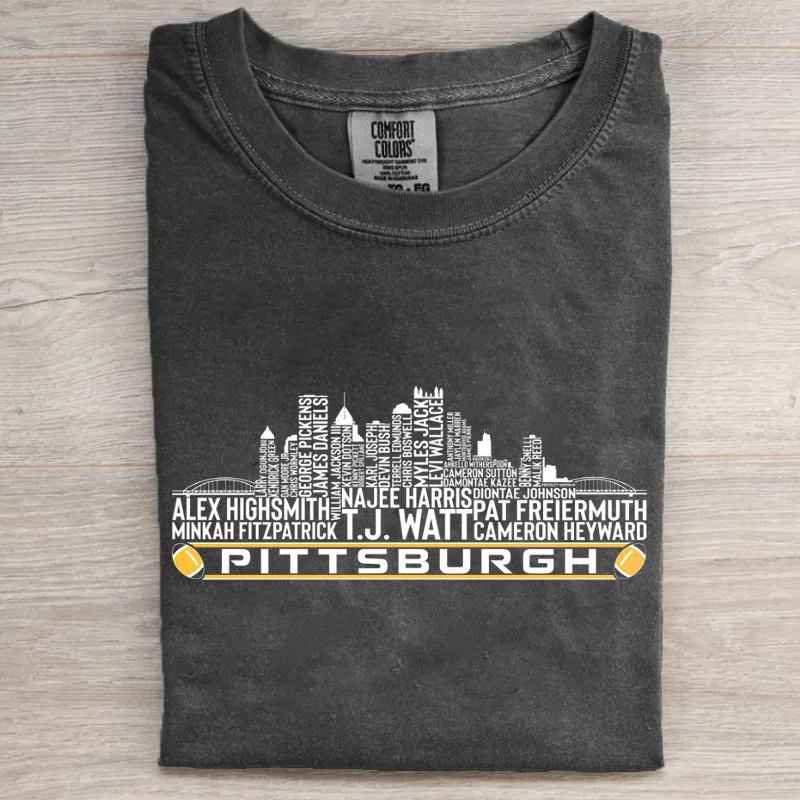 Pittsburgh Retro Football T-shirt