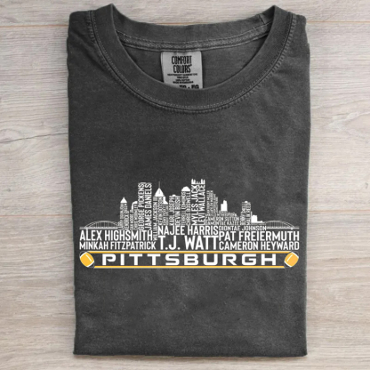 Pittsburgh Retro Football T-shirt
