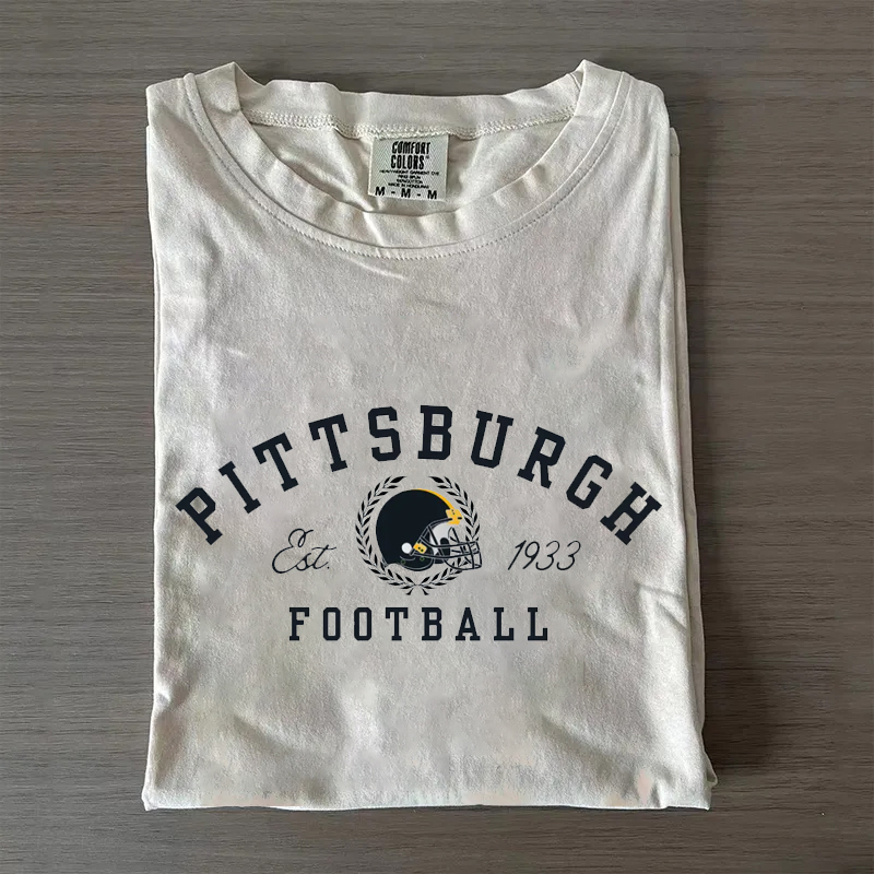 Pittsburgh Retro Football T-Shirt