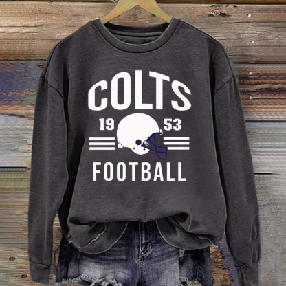 Indianapolis Retro Football Sweatshirt