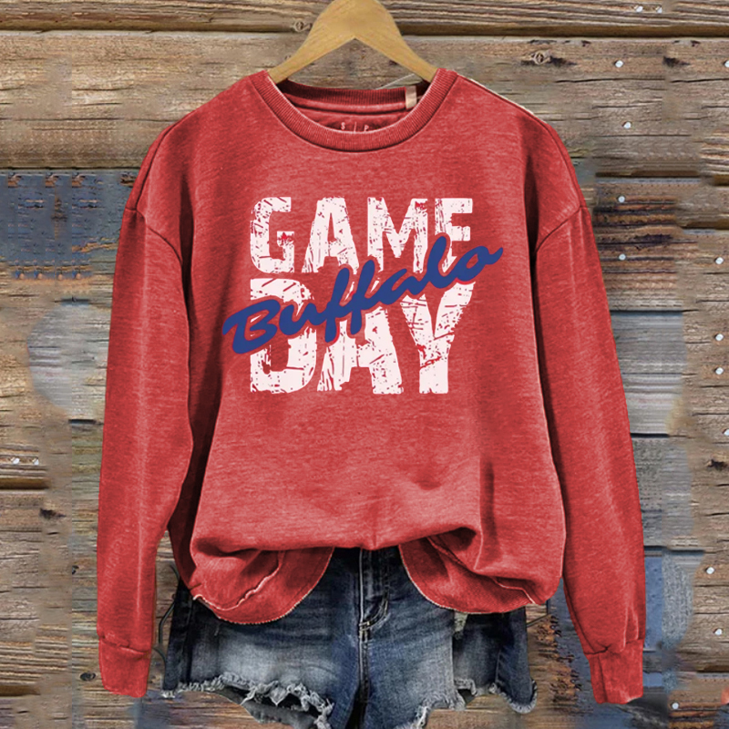 Buffalo Fan Game Day American Football Sweatshirt