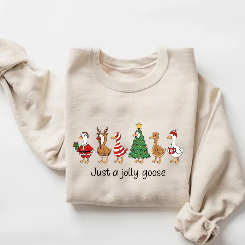 Christmas Goose Sweatshirt
