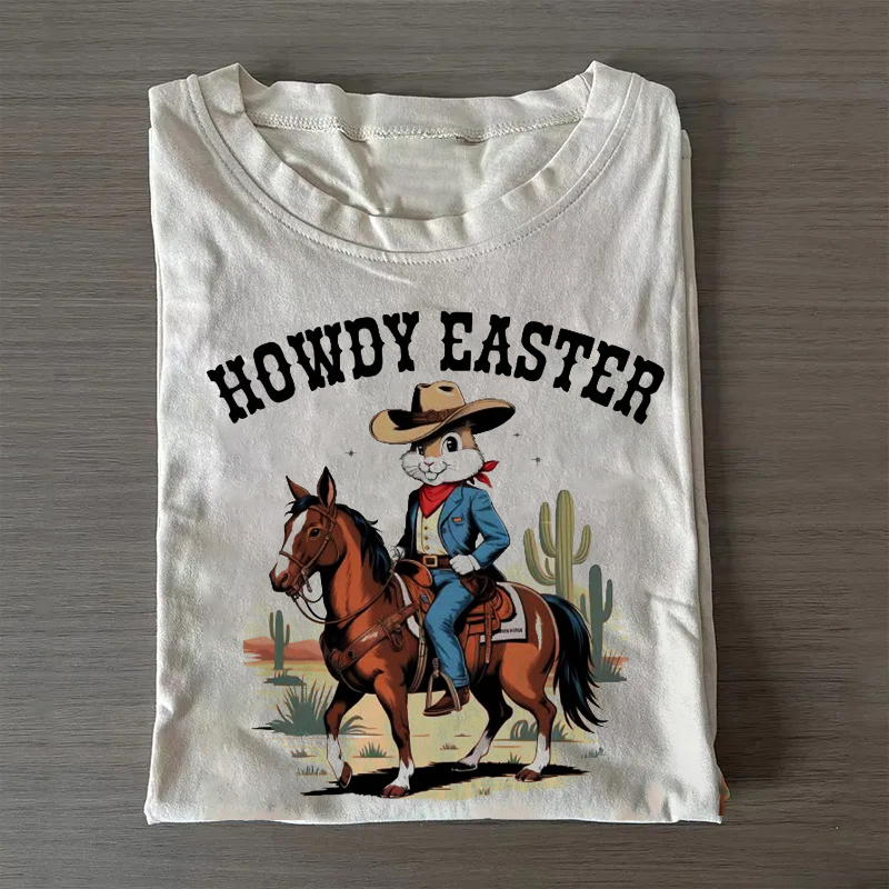 Howdy Easter Western T-shirt