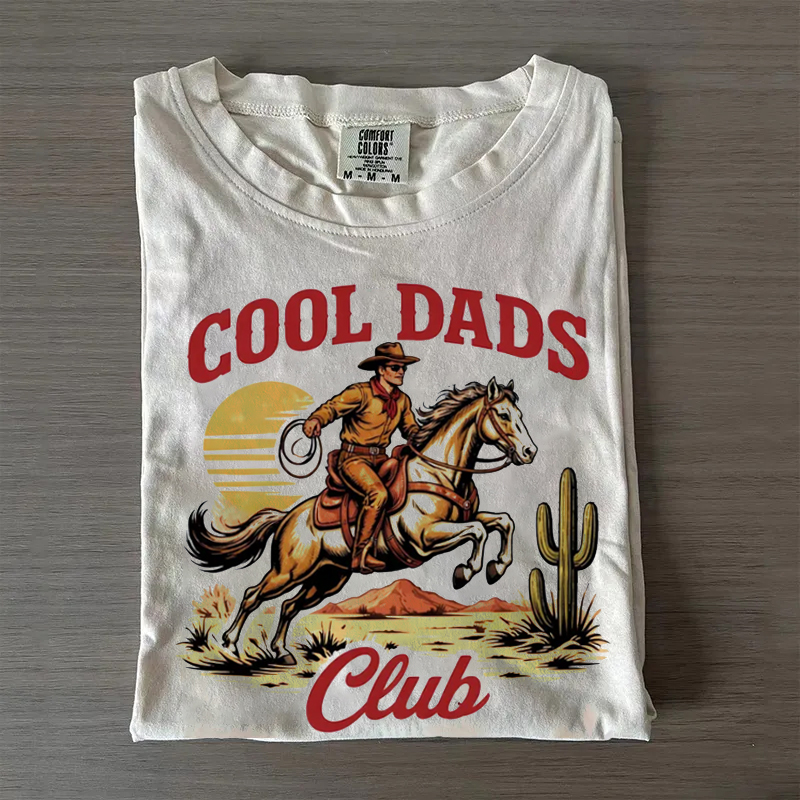 Western Cowboy Dad T-shirt