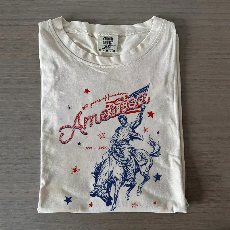Vintage USA Patriotic Cowboy T-shirt