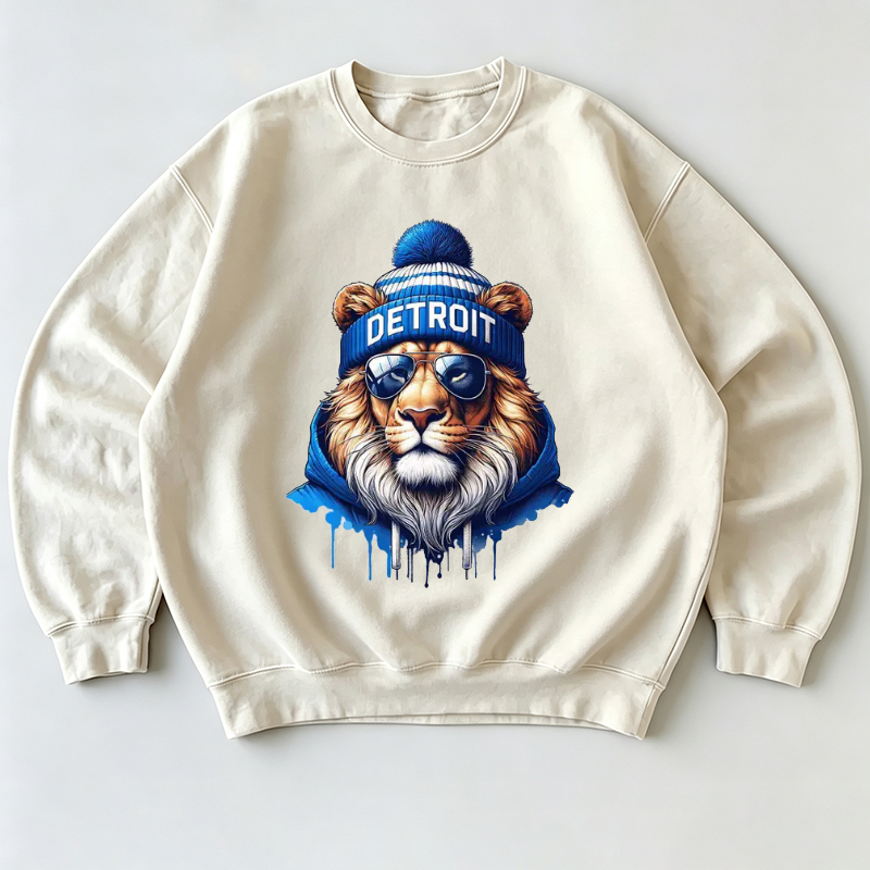 Vintage Detroit Football Sweatshirt