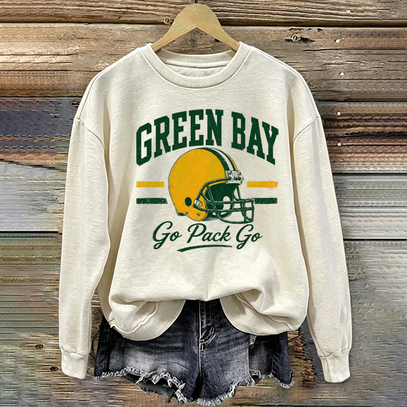 Green Bay Retro Football Sweatshirt
