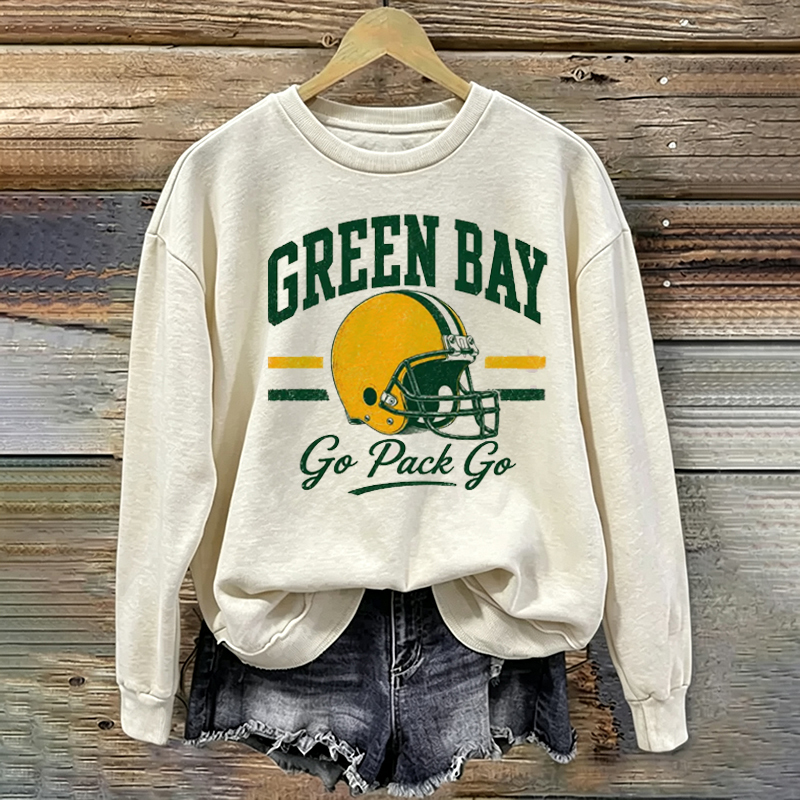 Green Bay Retro Football Sweatshirt
