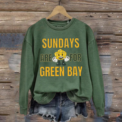 Green Bay Retro Football Sweatshirt