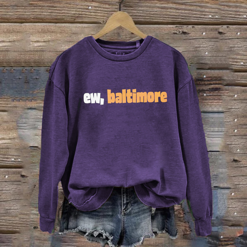 Baltimore Retro Football Sweatshirt