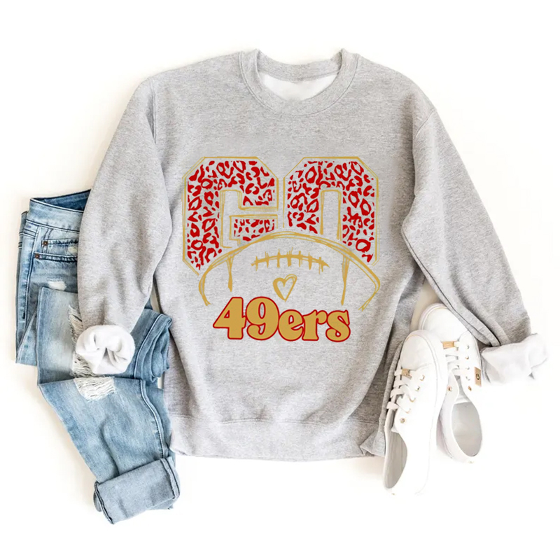 San Francisco Retro Football Sweatshirt