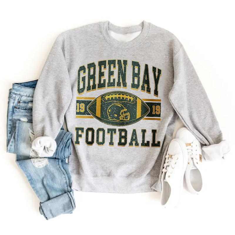 Green Bay Retro Football Sweatshirt