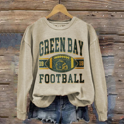 Green Bay Retro Football Sweatshirt