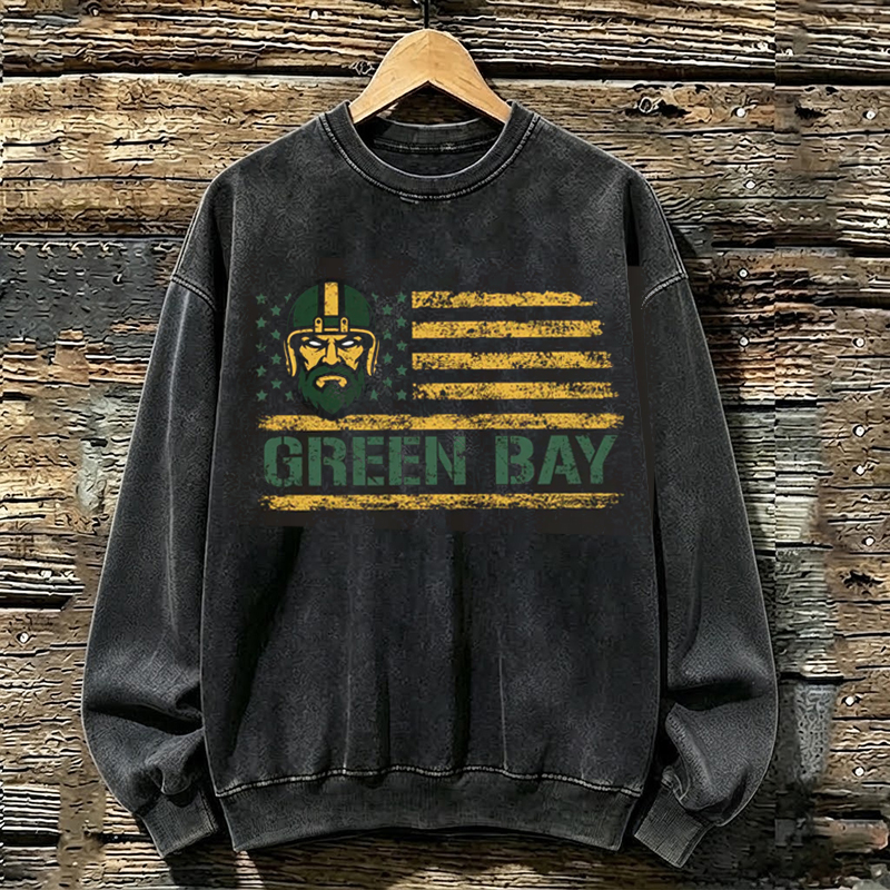 Green Bay Retro Football Sweatshirt