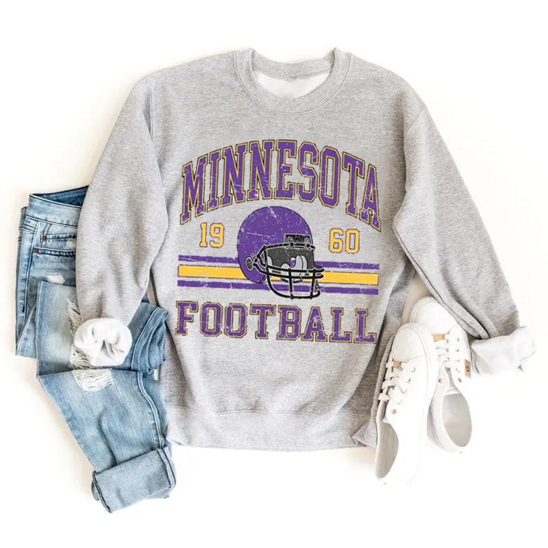 Minnesota Retro Football Sweatshirt