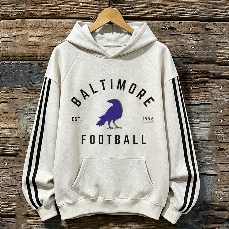 Baltimore Retro Football Hoodie