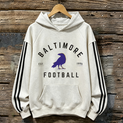 Baltimore Retro Football Hoodie
