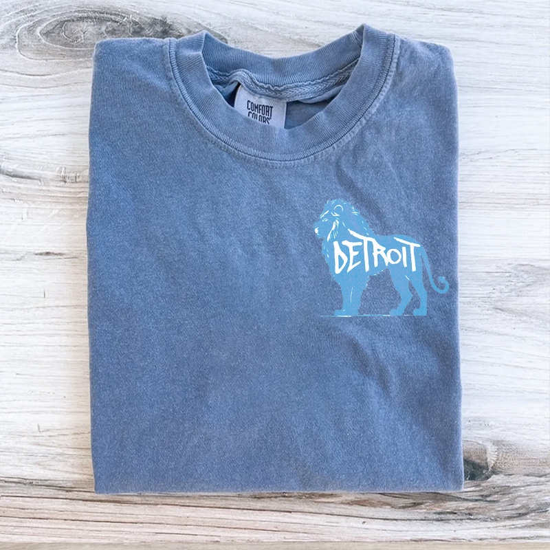 Comfort Colors Detroit Football T-shirt/Sweatshirt